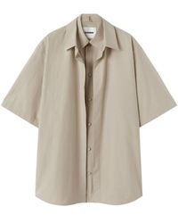 Jil Sander - Layered Cotton Shirt - Lyst