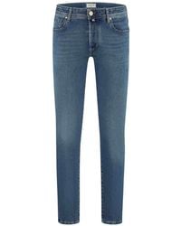 Jacob Cohen - Logo-Patch Whiskered Jeans - Lyst