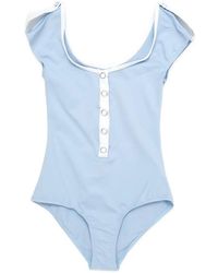 GIMAGUAS - Ale Eyelet-Embellished Swimsuit - Lyst