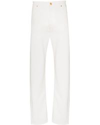 versace straight leg jeans