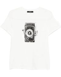Weekend by Maxmara - Graphic-Print T-Shirt - Lyst