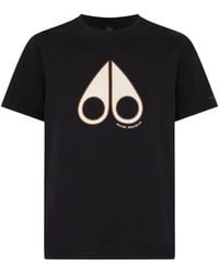 Moose Knuckles - Camiseta con logo estampado - Lyst
