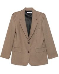 Mar De Margaritas - Houndstooth-Pattern Single-Breasted Blazer - Lyst