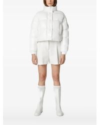 Save The Duck - Logo-Patch Padded Jacket - Lyst