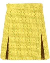 Gucci - A-line Tweed Skirt - Lyst