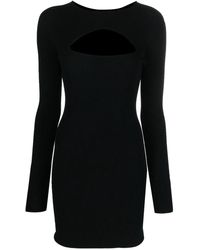 DSquared² - ディースクエアード カットアウト リブニット ミニドレス - Lyst