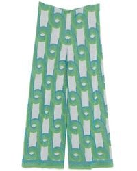 Circus Hotel - Geometric-Pattern Trousers - Lyst