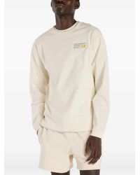 New Balance - Long-Sleeve Back-Logo Sweatshirt - Lyst