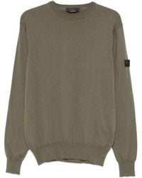 Peuterey - Exmoor 07 Trui Met Ronde Hals En Logopatch - Lyst