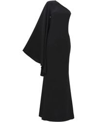 ‎Taller Marmo - Sifnos One-Shoulder Flared-Sleeve Maxi Dress - Lyst