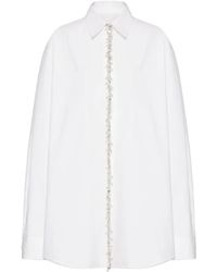 Valentino Garavani - Compact Embroidered Shirt - Lyst