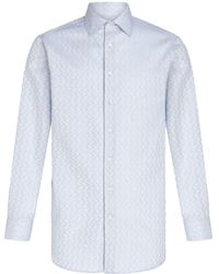 Etro - Micro-Paisley Jacquard Shirt - Lyst