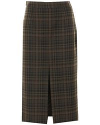 Aniye By - Noa Check Midi Skirt - Lyst