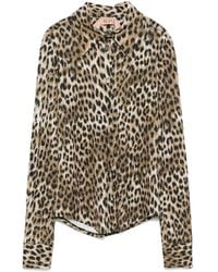N°21 - Bluse Mit Leoparden-Print - Lyst
