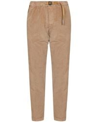 White Sand - Belted Corduroy Trousers - Lyst