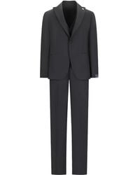 Lardini - Traje de tres piezas con solapas de pico - Lyst