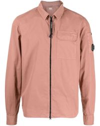 C.P. Company - Lens-detail Cotton Shirt Jacket - Lyst