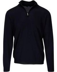 Fedeli - Jersey De Lana Con Media Cremallera - Lyst