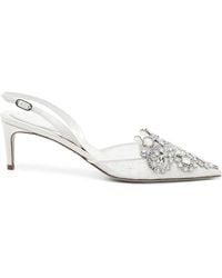 Rene Caovilla - Veneziana 50mm スリングバック パンプス - Lyst