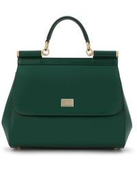 Dolce & Gabbana - Medium Sicily Leather Top-handle Bag - Lyst