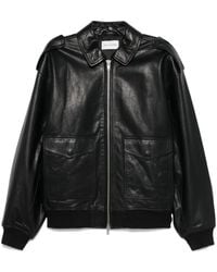 Frankie Shop - Viper Leather Jacket - Lyst