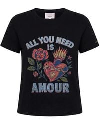 Cinq À Sept - Graphic-Print T-Shirt - Lyst