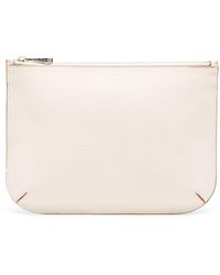 Aspinal of London Trunk Transparent Clutch Bag in Metallic