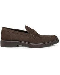 Geox - Massimiano Suede Loafers - Lyst