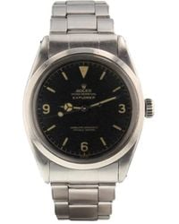 Rolex 2001 pre-owned Explorer 36mm - Schwarz
