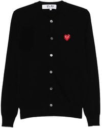 COMME DES GARÇONS PLAY - Heart-Logo Cardigan - Lyst