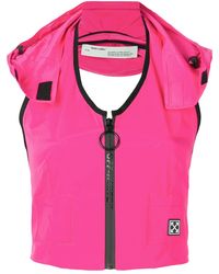 Off-White c/o Virgil Abloh - Sporty Gilet Top - Lyst
