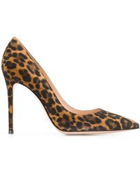 Gianvito Rossi - Leopard Print Pumps - Lyst