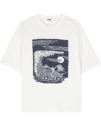 YMC - On The Mountain Pass Cotton T-shirt - Lyst