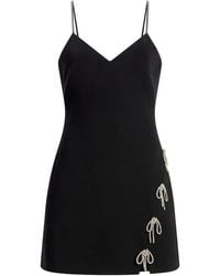 Cinq À Sept - Corded Rhinestone Bow Rella Dress - Lyst