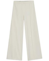 BOSS - Pressed-Crease Wide-Leg Trousers - Lyst