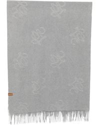Liu Jo - Sciarpa Con Frange E Monogramma - Lyst