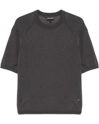 Emporio Armani - Fine-Knit T-Shirt - Lyst