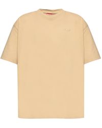 DIESEL - T-Shirt À Logo Brodé - Lyst