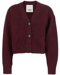 Allude - Cardigan Mit V-Ausschnitt - Lyst