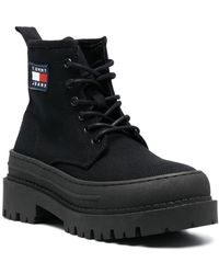 Tommy Hilfiger - Foxing Lace-up Ankle Boots - Lyst