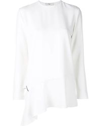 Tibi - Long Sleeve Detached Hem Blouse - Lyst