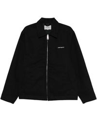 Carhartt - Logo Embroidered Zip-Up Jacket - Lyst