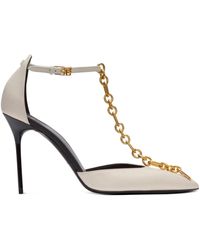 Balmain - Sync Leren Pumps - Lyst