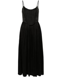 Zimmermann - Zijden Mini-Jurk Met Korset Stijl - Lyst
