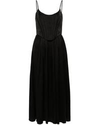 Zimmermann - Zijden Mini-Jurk Met Korset Stijl - Lyst