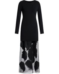 Aje. - Wilder Knit Midi Dress - Lyst