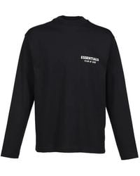 Essentials - Logo-Print Long-Sleeve T-Shirt - Lyst
