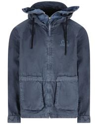 C.P. Company - Hooded Zip-Up Jacket - Lyst