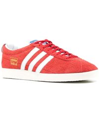 adidas Gazelle Munchen Low-top Sneakers in Red | Lyst