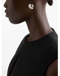Jil Sander - Pendientes de aro con efecto forjado - Lyst